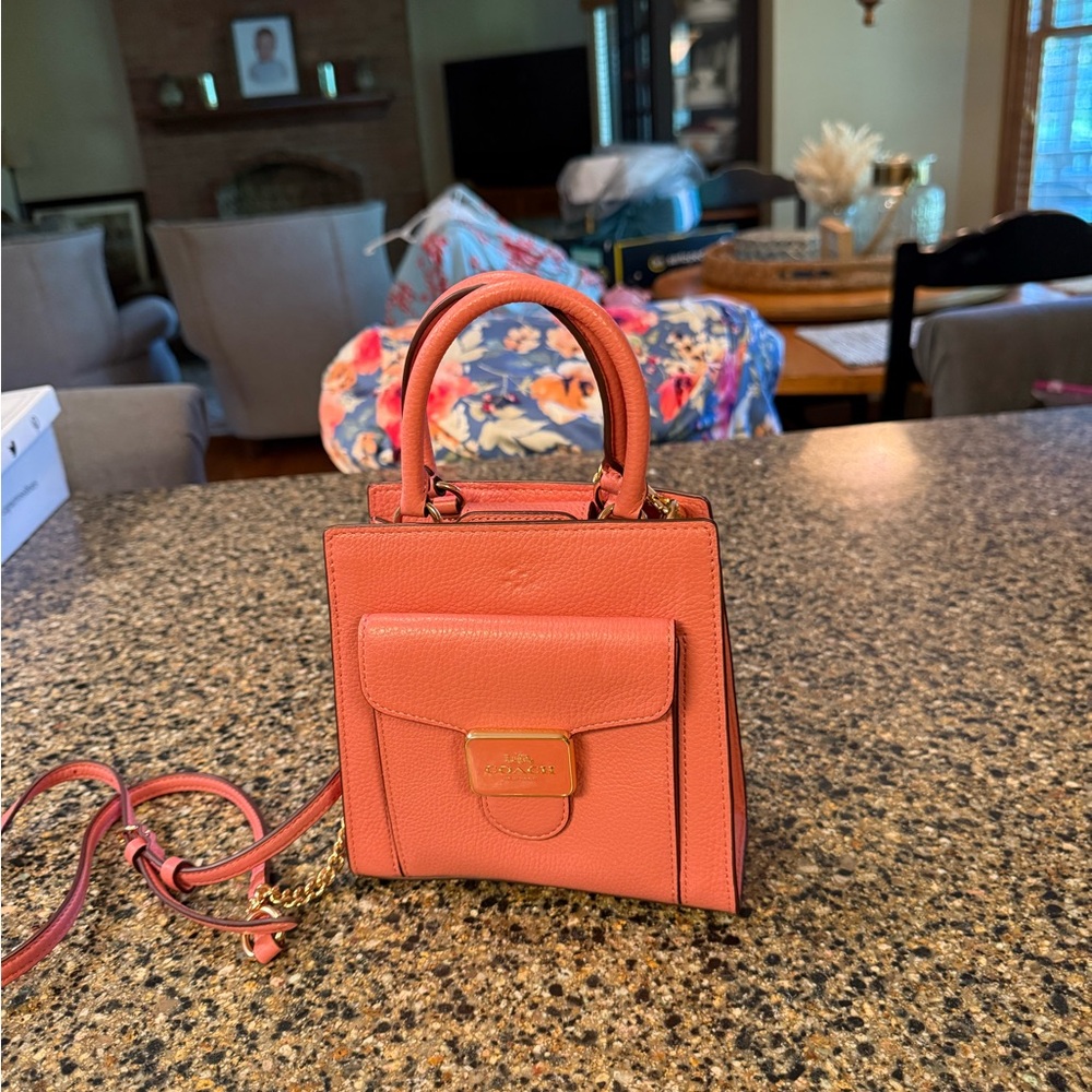 Coach Mini Bag in Coral